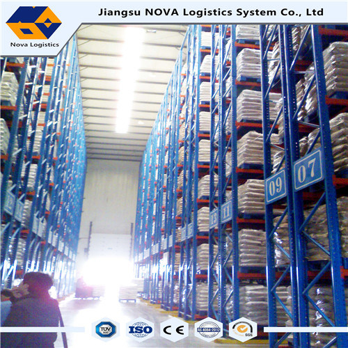 Nova Logistics의 고밀도 드라이브 인 팔레트 랙